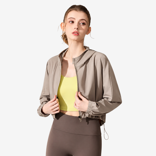 Quick Dry Zipper Coat