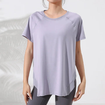 Women’s Loose Fit Running T-Shirt | Quick-Dry Gym, Yoga & Workout Top