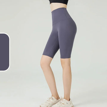 Women's High-Waisted Yoga Shorts | Soft Breathable Cycling & Gym Fitness Shorts