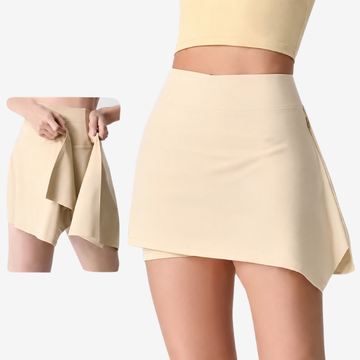Pleated Sports Shorts