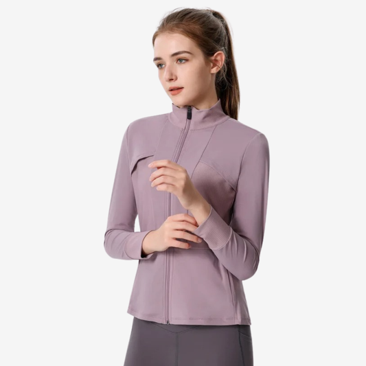 Slim Stretch Zipper Jacket
