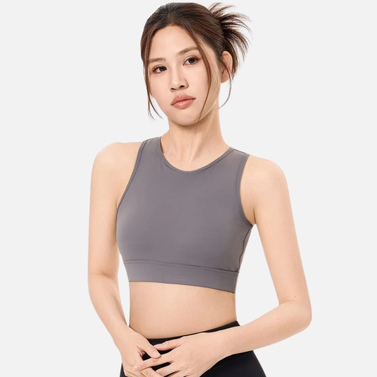 Women's Push-Up Sports Bra | Open Back Shockproof Yoga & Gym Workout Bra