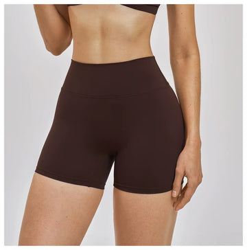 Women's High-Waisted Yoga Shorts | Naked-Feel Slim Fit Running & Gym Workout Shorts