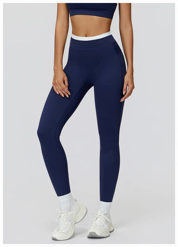 Women's Push-Up Yoga Leggings | Hip-Lifting Quick-Dry Color Block Workout Pants