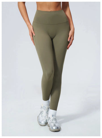 Women's High-Waisted Yoga Leggings | Push-Up Running & Gym Workout Tights