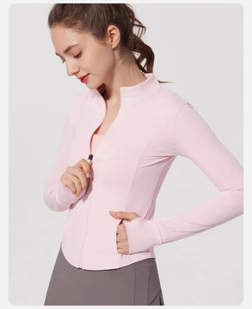 Women's UPF 50+ Cooling Sports Jacket | Lightweight Running & Yoga Workout Top