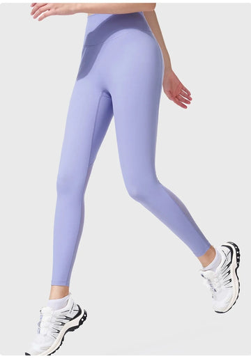 Women's High-Waisted Mesh Yoga Leggings | Push-Up Naked-Feel Workout Tights